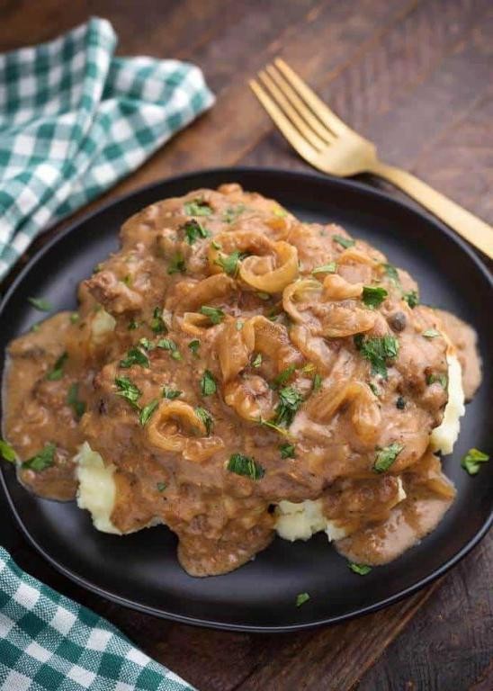 Instant Pot Cube Steak and Onions