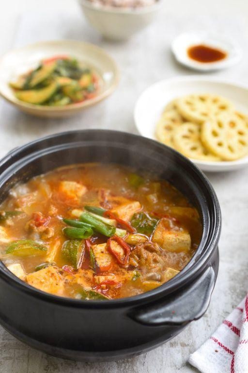 Instant Pot Korean Soybean Paste Stew