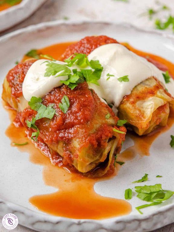 Irish Cabbage Rolls with Ground Beef