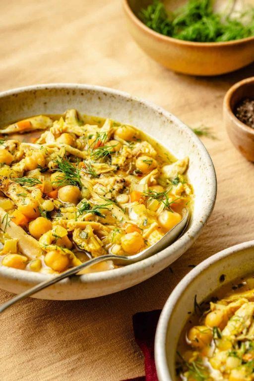 Israeli Chicken and Chickpea Stew
