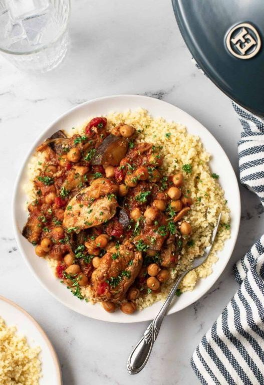 Israeli Chicken and Eggplant Tagine
