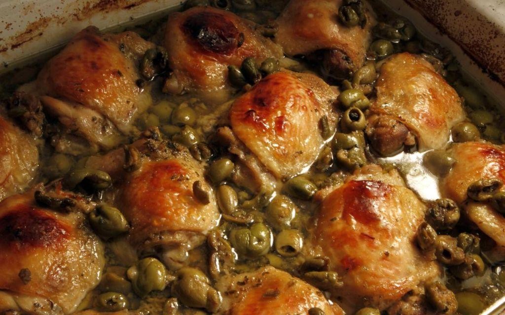 Israeli Spiced Chicken Thighs with Olives