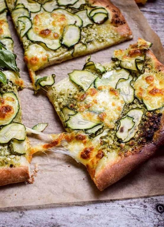 Italian Squash and Pesto Flatbread