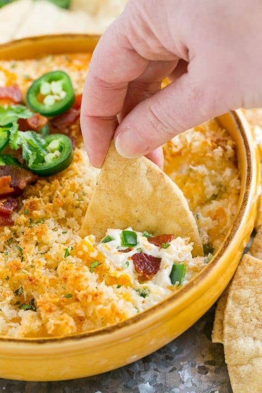 Jalapeño Popper Dip with Bacon