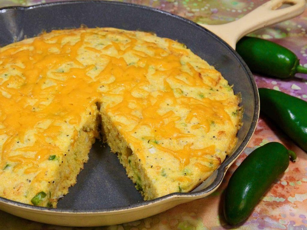 Jalapeño and Cheddar Cornbread