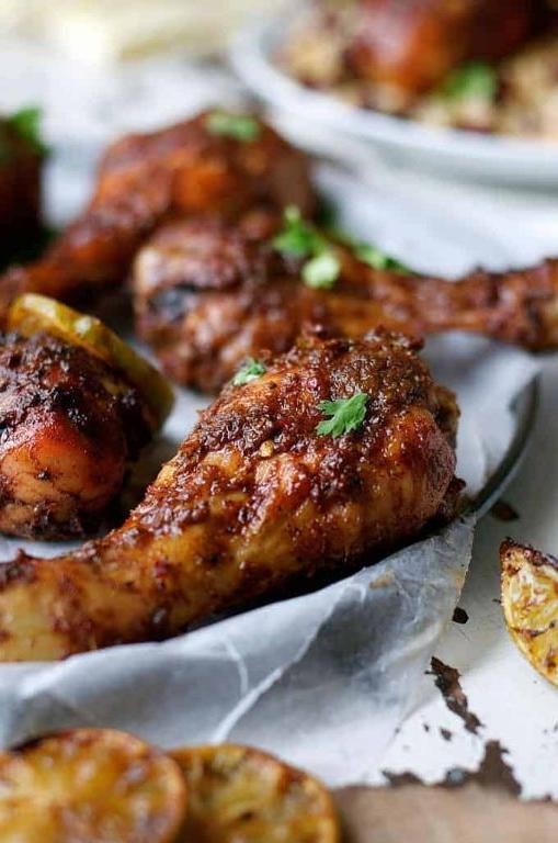 Jamaican Jerk Crockpot Chicken Legs
