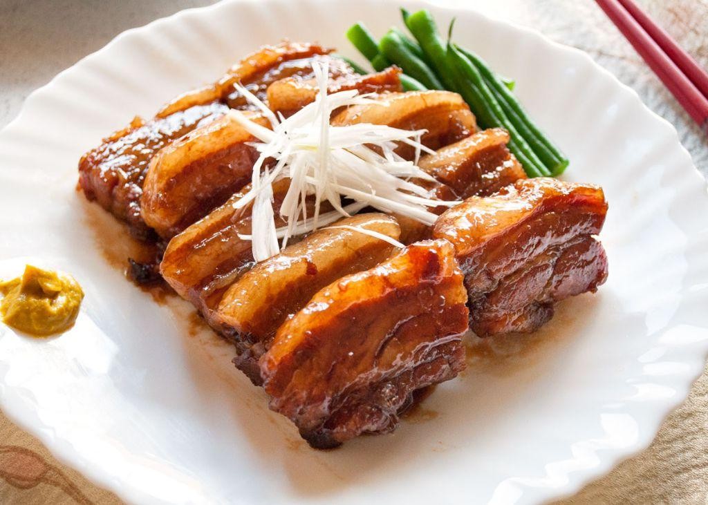 Japanese Skinless Pork Belly Kakuni (Simmered Pork Belly)