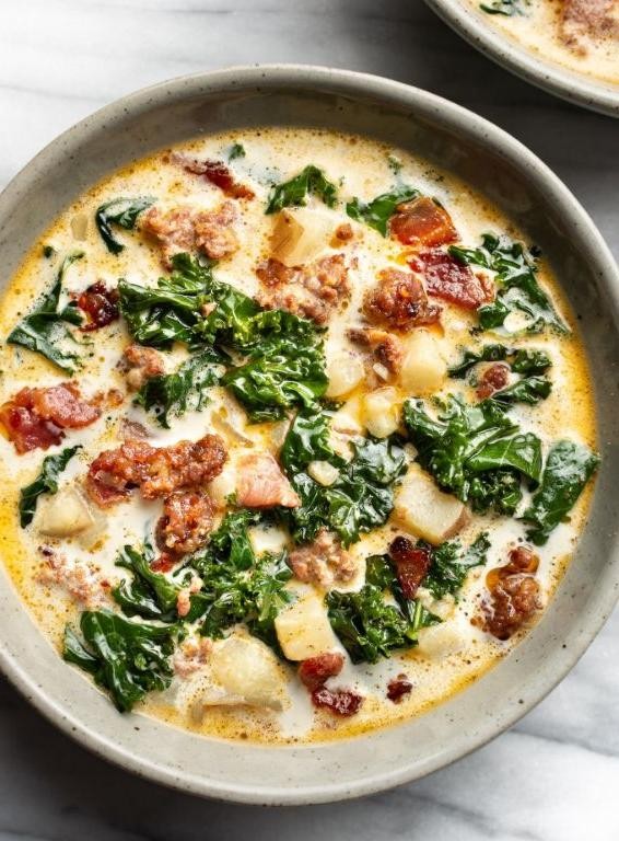 Johnsonville Italian Sausage and Kale Soup