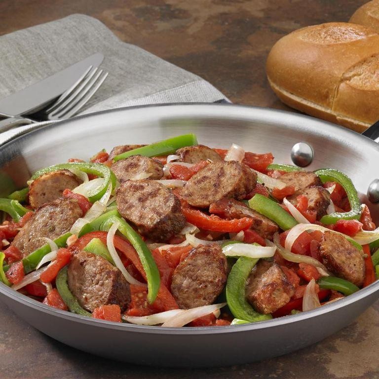 Johnsonville Italian Sausage and Peppers Skillet