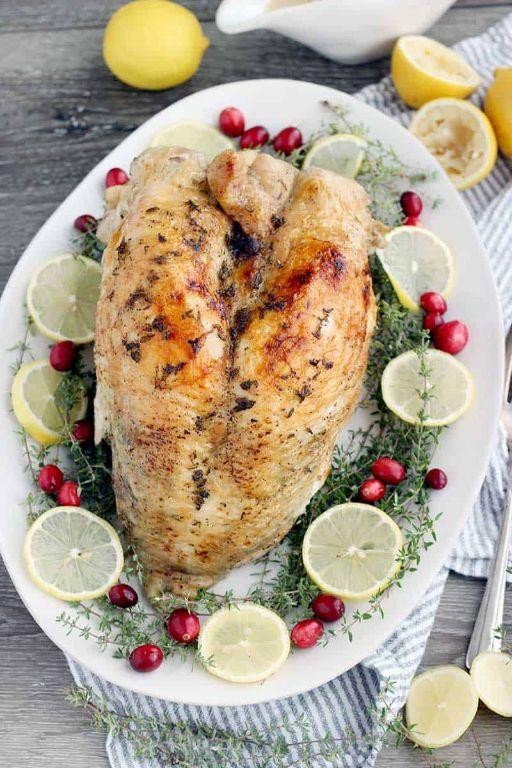 Juicy Butterball Turkey Breast with Lemon and Thyme