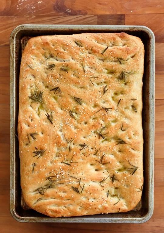 Juniper Berry and Rosemary Focaccia