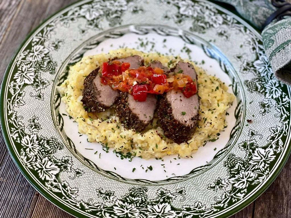 Juniper Berry and Thyme Roasted Pork Loin