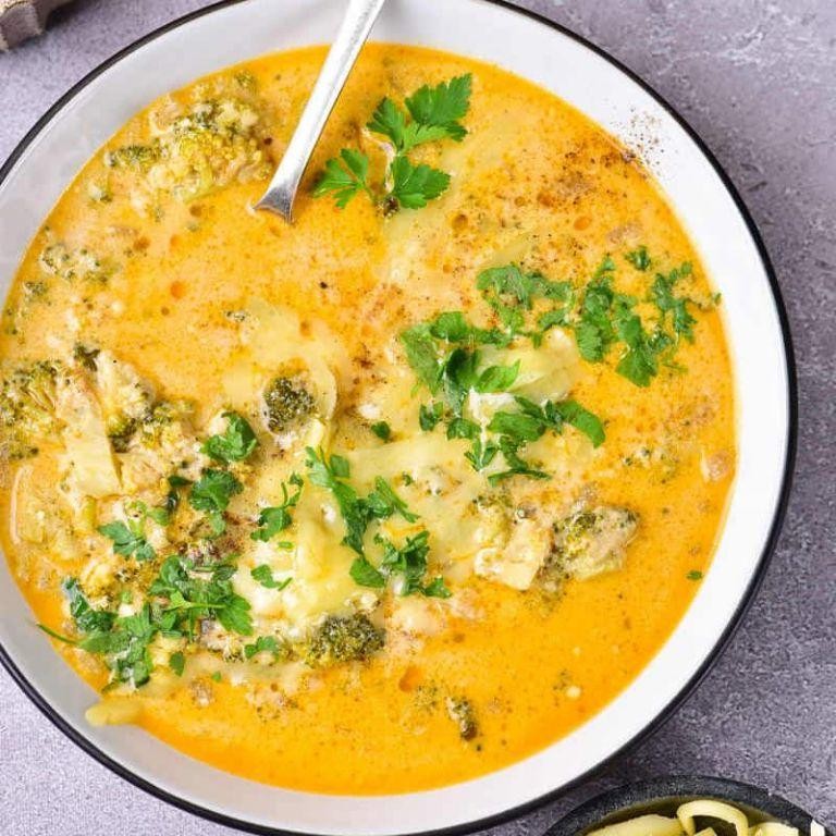 Keto Broccoli Cheddar Soup