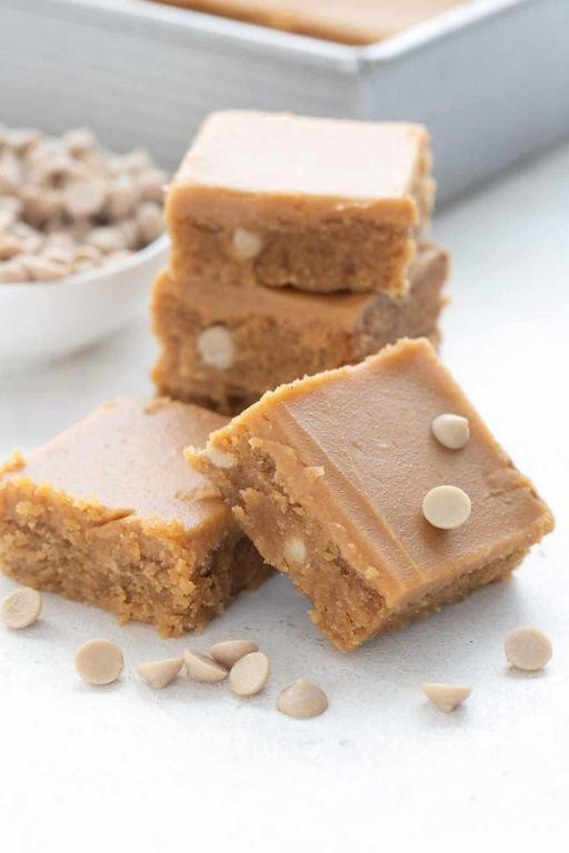 Keto Peanut Butter Blondies
