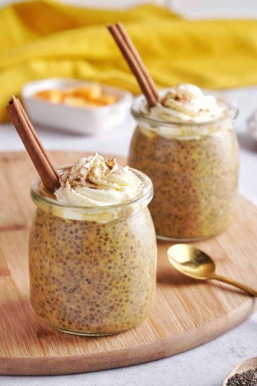 Keto Pumpkin Spice Chia Pudding