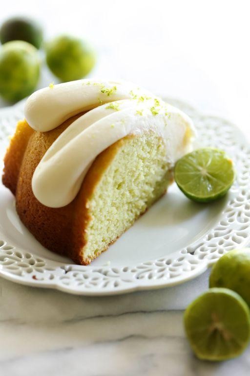 Key Lime Bundt Cake with Cream Cheese Glaze