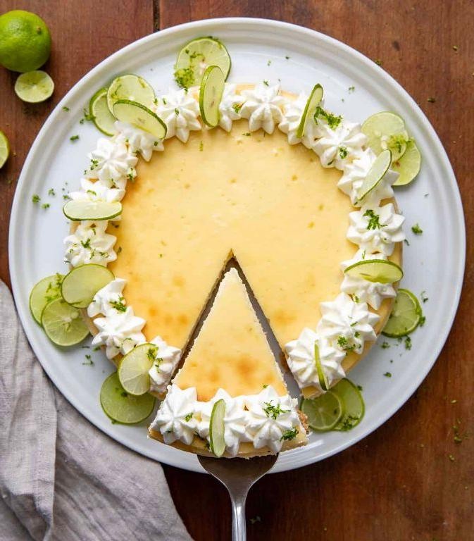 Key Lime Cheesecake with Graham Cracker Crust