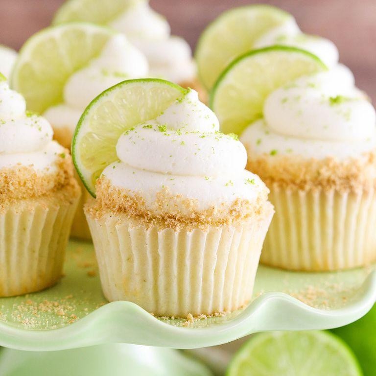 Key Lime Cupcakes with Whipped Frosting