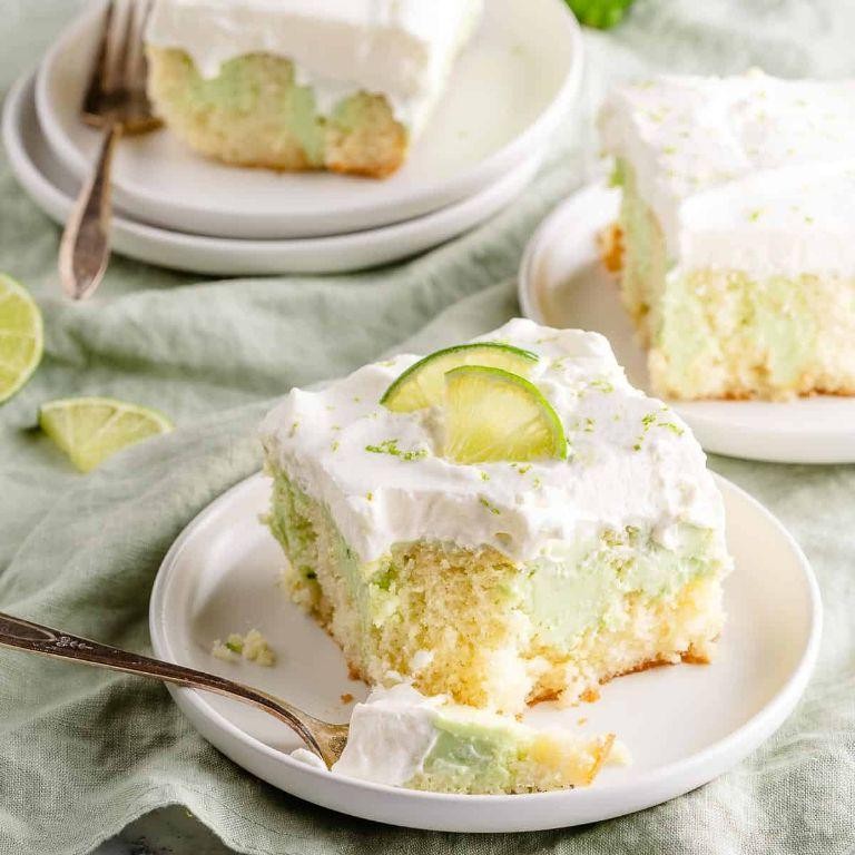 Key Lime Poke Cake