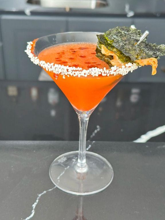Kimchi Brine Dirty Martini