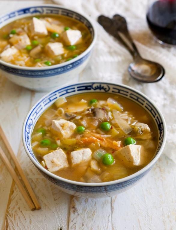 Kimchi and Rice Soup