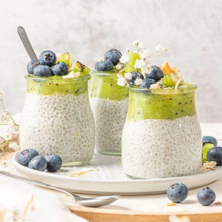 Kiwi Coconut Chia Pudding