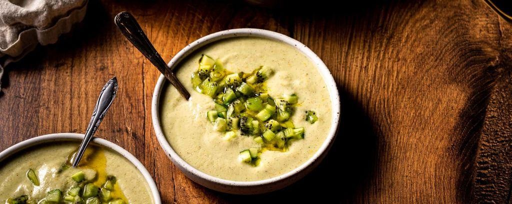 Kiwi Cucumber Gazpacho