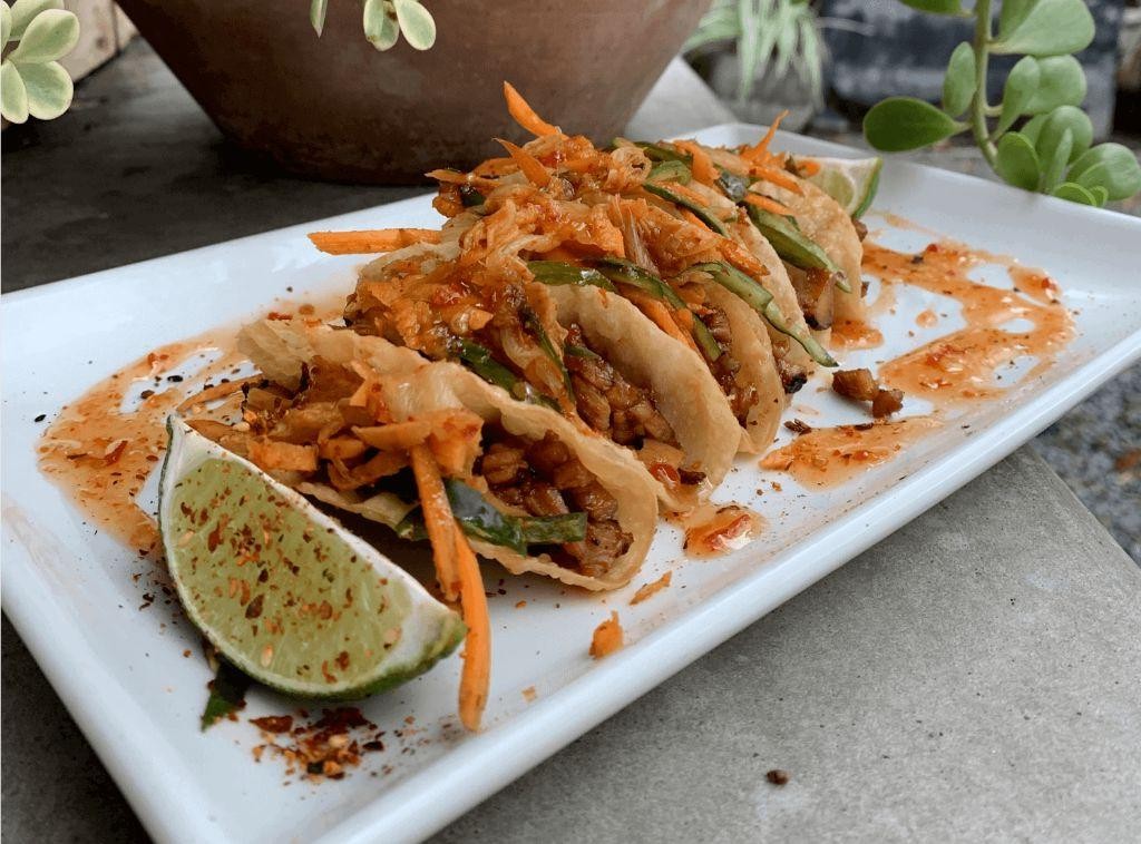 Korean Bulgogi Wonton Tacos