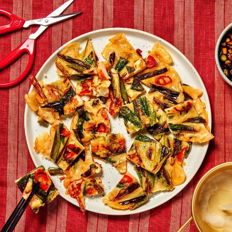 Korean Instant Pot Seafood Pancake