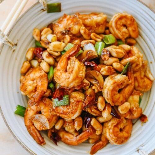 Kung Pao Shrimp Stir Fry