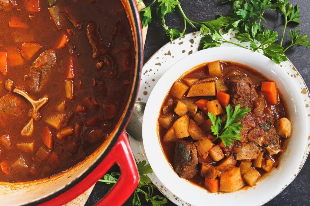 Lamb Stew with Carrots and Parsnips