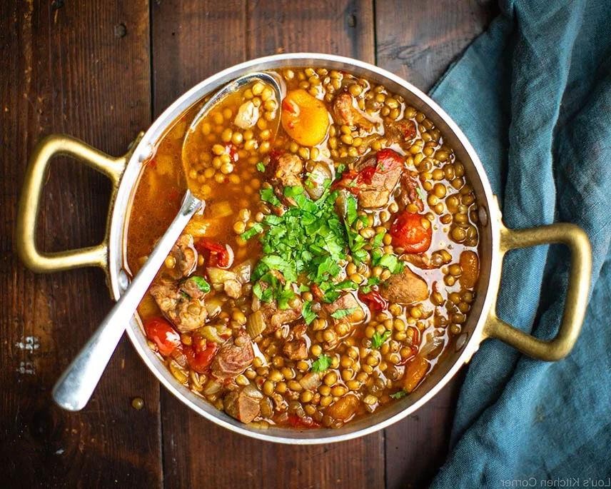 Lamb and Lentil Stew with Cumin and Coriander