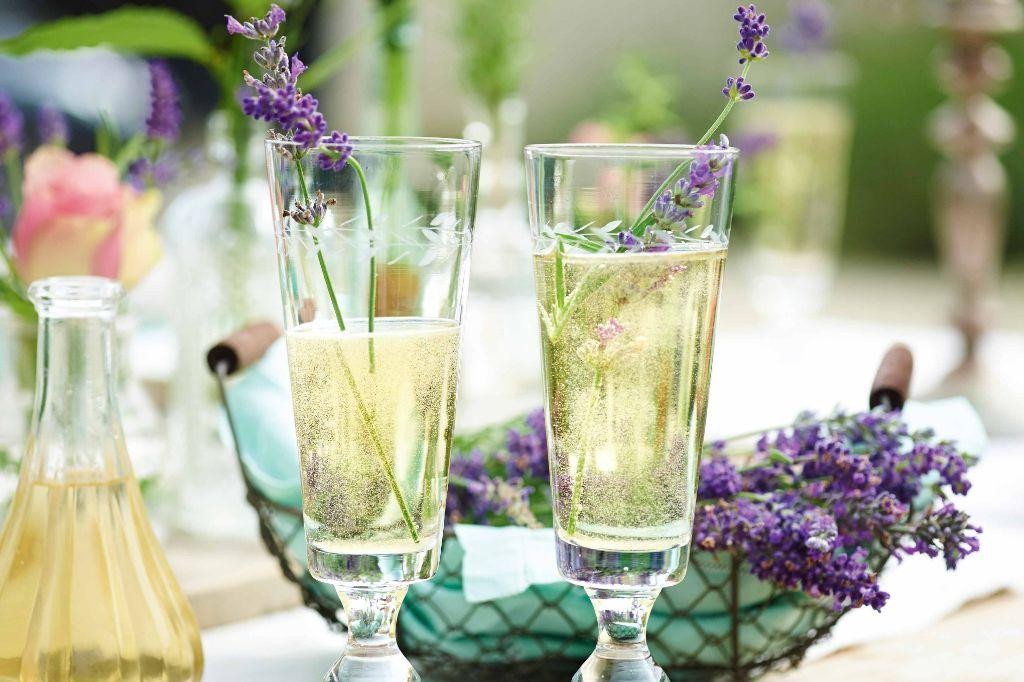Lavender Champagne Cocktail