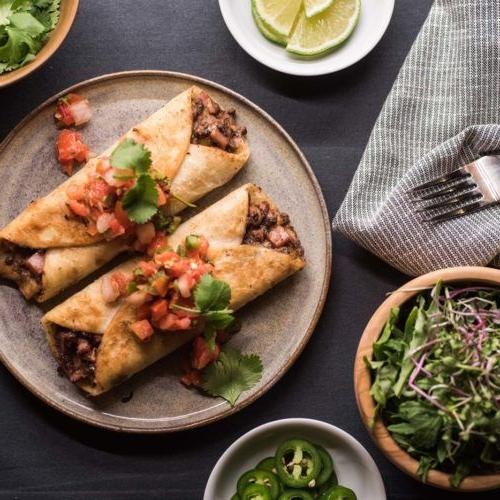 Leftover Ham and Black Bean Tacos