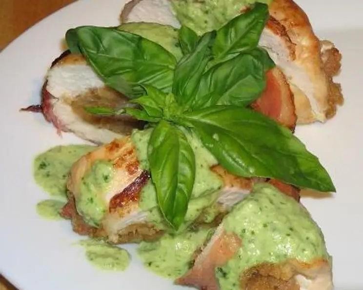 Lemon Basil Stuffed Chicken Breast