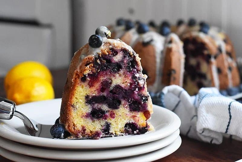Lemon Blueberry Bundt Cake