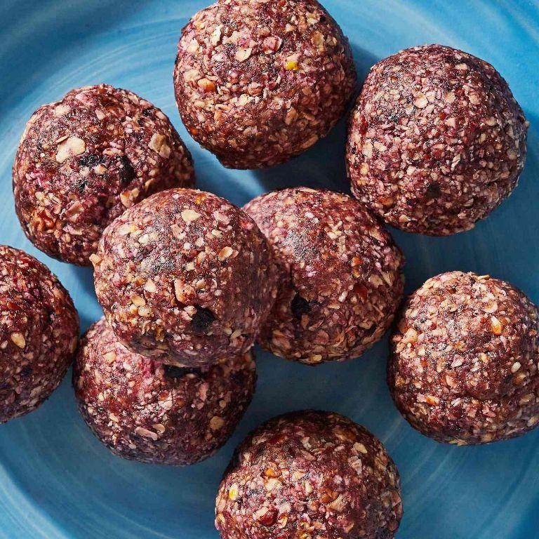 Lemon Blueberry Energy Balls