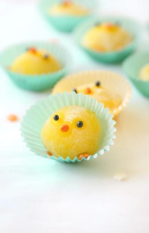 Lemon Curd Mochi Balls