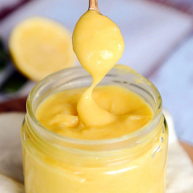 Lemon Curd with Whipped Egg Yolks