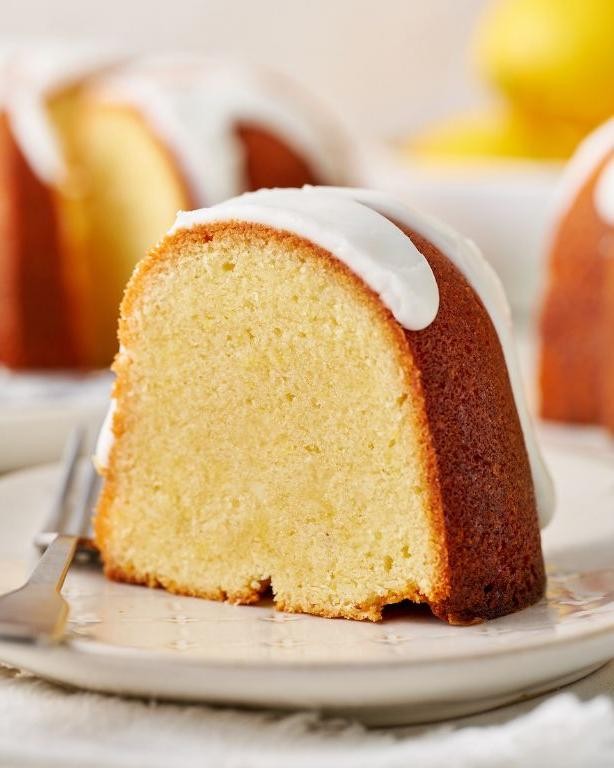 Lemon Glazed Bundt Cake with Cake Mix