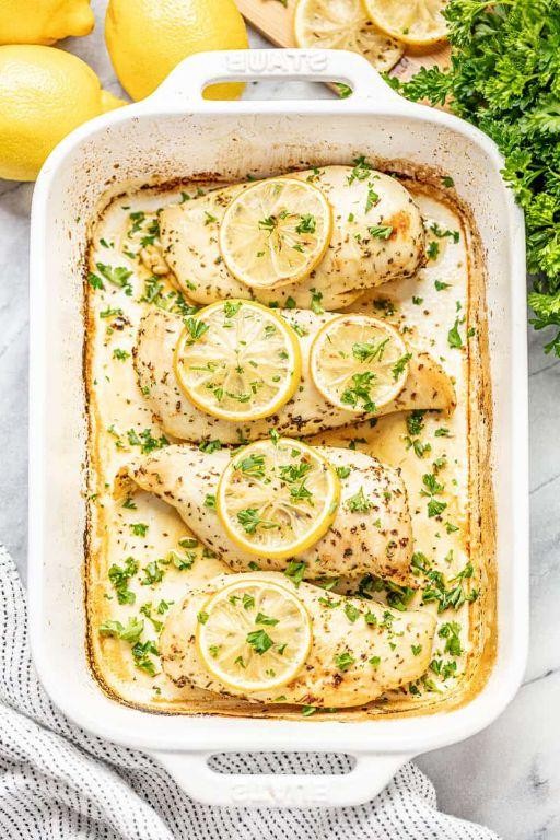 Lemon Herb Baked Chicken Breast
