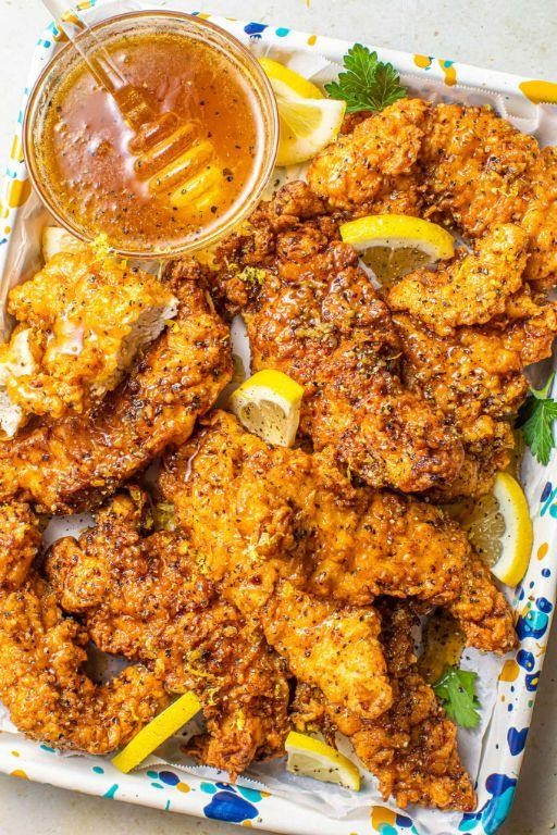 Lemon Herb Chicken Fingers