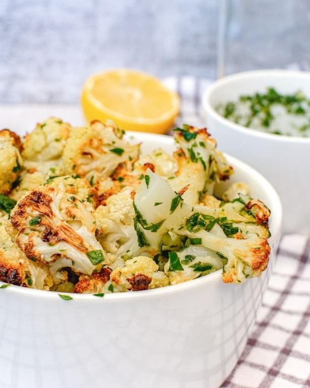 Lemon Herb Roasted Cauliflower