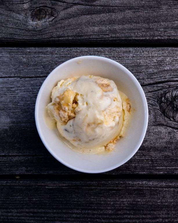 Lemon Meringue Fried Ice Cream