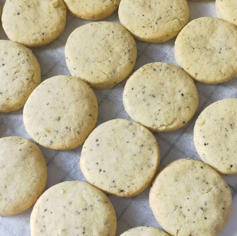 Lemon Myrtle Shortbread Cookies