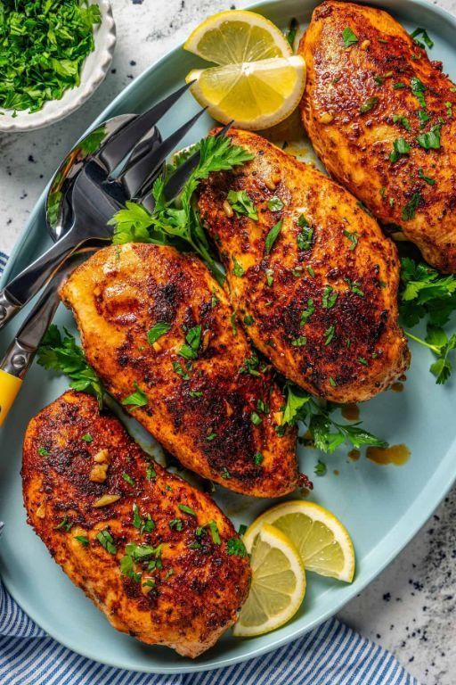 Lemon Paprika Grilled Chicken Breast