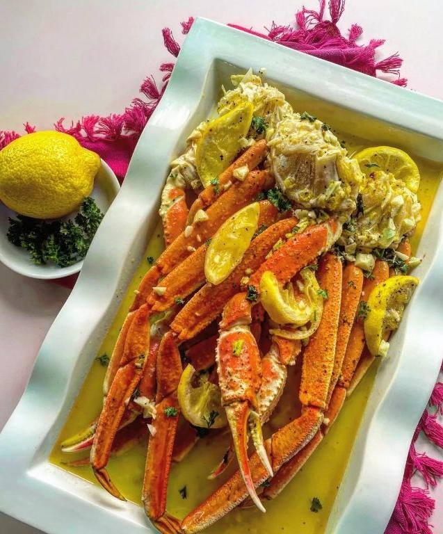 Lemon Pepper Boiling Crab Legs