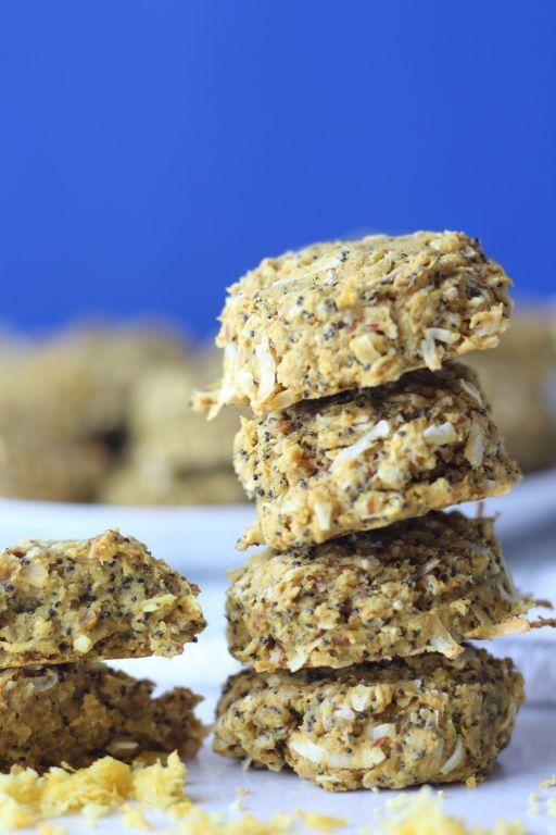 Lemon Poppy Seed Breakfast Cookies