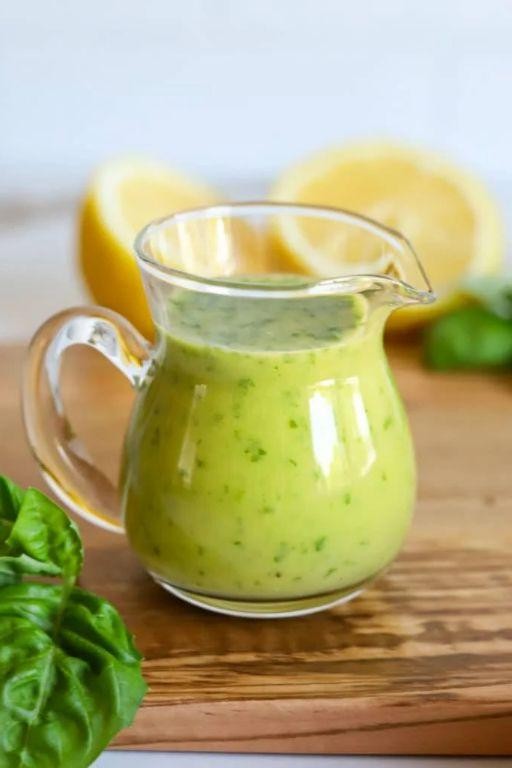 Lemon Vinaigrette with Avocado Oil and Basil