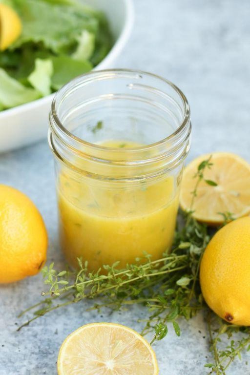 Lemon Vinaigrette with Fresh Thyme and Shallots
